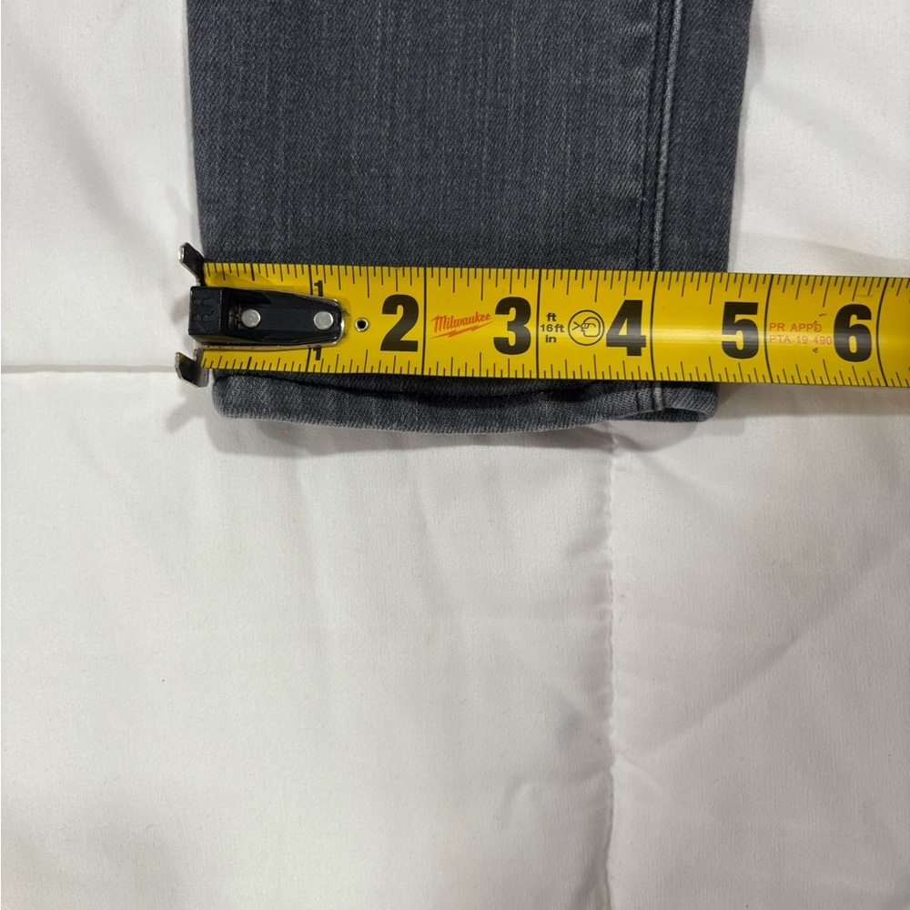 Hudson Stretch Skinny Jeans 27 Gray Mid Rise Made in USA - Picture 5 of 14
